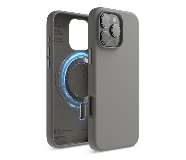 Elago Magnetic Silicone do iPhone 16 Pro Max Medium Gray - 1278810 - zdjęcie